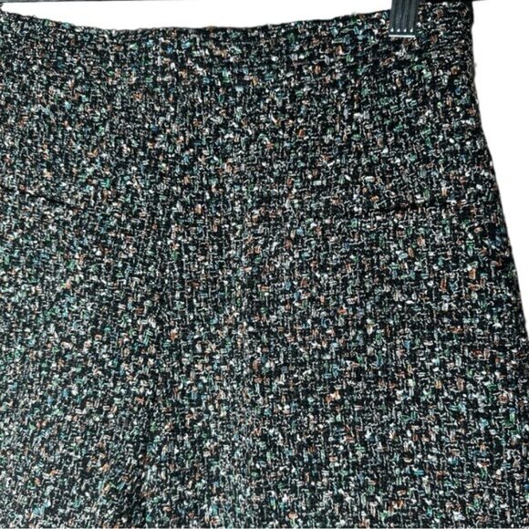 Sandro Space Tweed Wide Leg Textured Shorts Size 42 - Picture 8 of 16